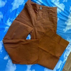 Colette Anthropologie pants, linen blend, brown/tan, size 26